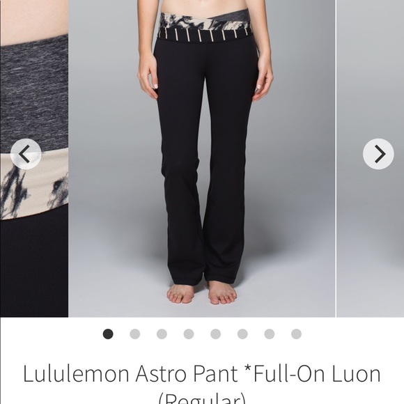 Lululemon Astro Yoga Pant *Full-on Luon, 6 Regular - Picture 1 of 11